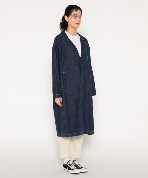 セール】WOMEN'S DENIM SHOP COAT（ダッフルコート）｜DANTON
