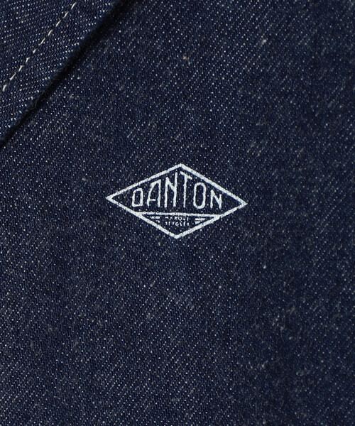 DANTON（ダントン）の「WOMEN'S DENIM SHOP COAT（ダッフルコート・レディース・インディゴブルー・38/34/36）」の4枚目の写真