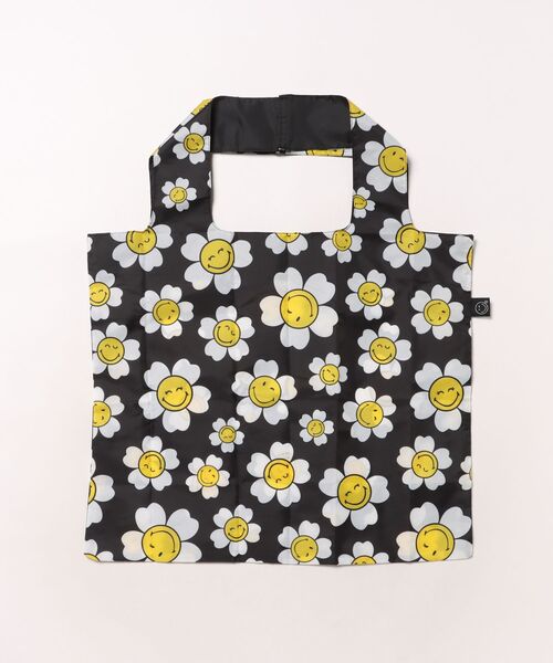 LOQI（ローキー）の「【LOQI/ローキー】SMILEY/JP エコバッグ (リサイクル)（エコバッグ/サブバッグ・レディース・ピンク系その他/ブルー系その他/ブラック系その他・-）」の7枚目の写真