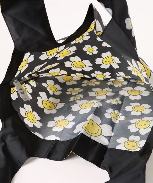 LOQI（ローキー）の「【LOQI/ローキー】SMILEY/JP エコバッグ (リサイクル)（エコバッグ/サブバッグ・レディース・ピンク系その他/ブルー系その他/ブラック系その他・-）」の10枚目の写真