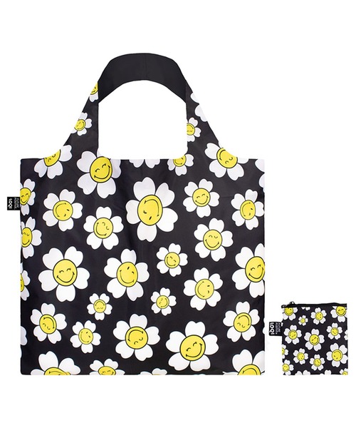 LOQI（ローキー）の「【LOQI/ローキー】SMILEY/JP エコバッグ (リサイクル)（エコバッグ/サブバッグ・レディース・ピンク系その他/ブルー系その他/ブラック系その他・-）」の6枚目の写真