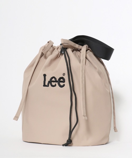 Lee(リー)の「Lee/リー ロゴ ワンポイント刺繍 ミニシャーリングリボンバッグ/巾着バッグ/トートバッグ/レディース メンズ(トートバッグ・レディース・ライトグレー/ブラック/シルバー/ライトベージュ・FREE)」の11枚目の写真