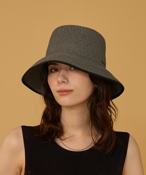 arth（アース）の「arth  Paper Bucket Cloche / アース（ハット・レディース・グレー/ベージュ・57cm/59cm）」の7枚目の写真
