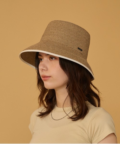 arth（アース）の「arth  Paper Bucket Cloche / アース（ハット・レディース・グレー/ベージュ・57cm/59cm）」の12枚目の写真