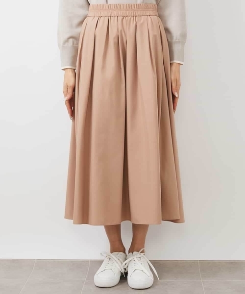 MICHEL KLEIN(ミッシェル・クラン)の「ギャザーフレアスカート(スカート・レディース・ブラック/アイボリー/ライトピンク・38)」の13枚目の写真