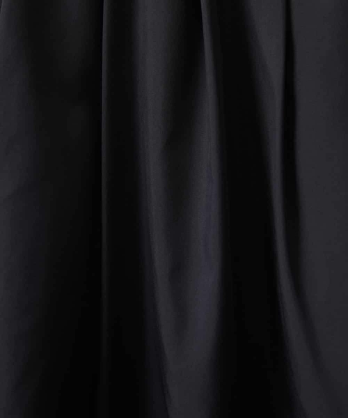 MICHEL KLEIN(ミッシェル・クラン)の「ギャザーフレアスカート(スカート・レディース・ブラック/アイボリー/ライトピンク・38)」の4枚目の写真