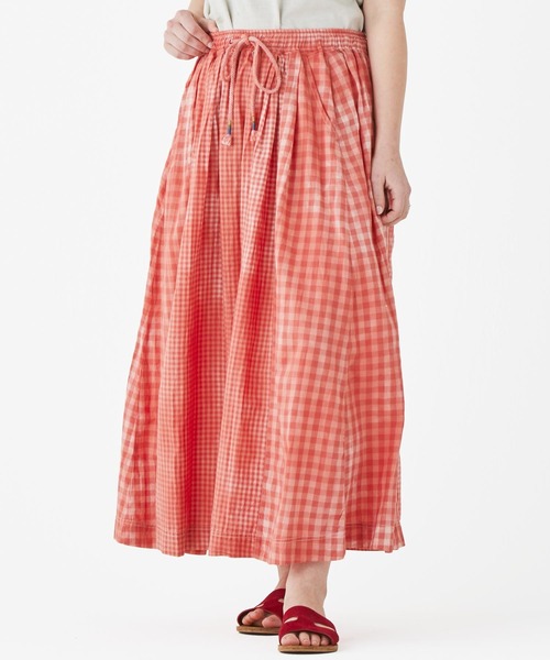 KRIFF MAYER(クリフメイヤー)の「チェックタイダイスカート(スカート・レディース・ブルー/レッド/ブラック・MEDIUM/LARGE)」の5枚目の写真