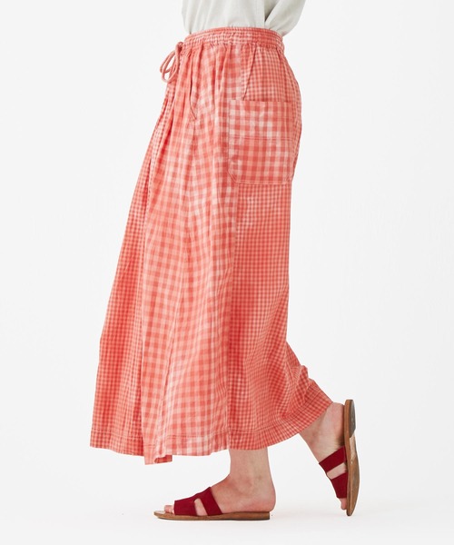 KRIFF MAYER(クリフメイヤー)の「チェックタイダイスカート(スカート・レディース・ブルー/レッド/ブラック・MEDIUM/LARGE)」の6枚目の写真