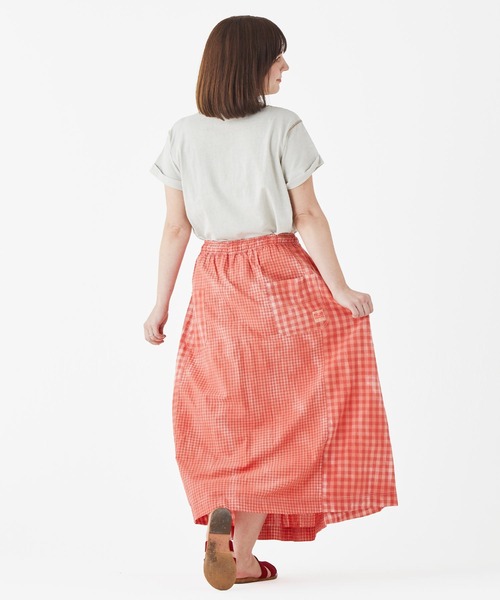 KRIFF MAYER(クリフメイヤー)の「チェックタイダイスカート(スカート・レディース・ブルー/レッド/ブラック・MEDIUM/LARGE)」の7枚目の写真