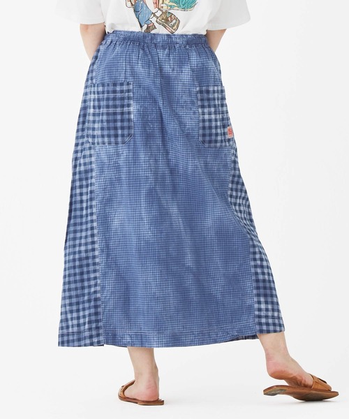 KRIFF MAYER(クリフメイヤー)の「チェックタイダイスカート(スカート・レディース・ブルー/レッド/ブラック・MEDIUM/LARGE)」の11枚目の写真