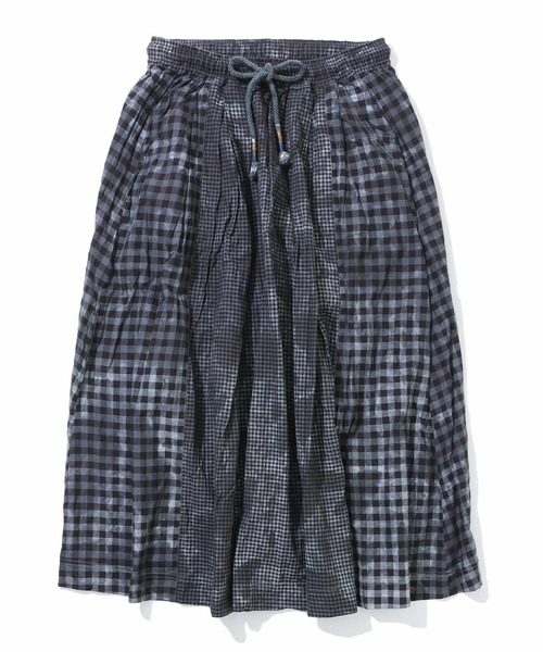 KRIFF MAYER(クリフメイヤー)の「チェックタイダイスカート(スカート・レディース・ブルー/レッド/ブラック・MEDIUM/LARGE)」の21枚目の写真