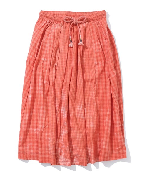 KRIFF MAYER(クリフメイヤー)の「チェックタイダイスカート(スカート・レディース・ブルー/レッド/ブラック・MEDIUM/LARGE)」の22枚目の写真