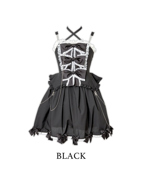 Front ribbon chain one piece（ワンピース）｜AVENCHUMU