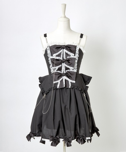 Front ribbon chain one piece（ワンピース）｜AVENCHUMU