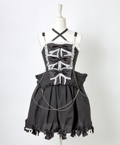 Front ribbon chain one piece（ワンピース）｜AVENCHUMU