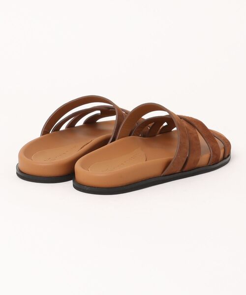 FABIO RUSCONI（ファビオルスコーニ）の「ファビオルスコーニ/2627 CAMOSCIO LEGNO フットベッドサンダル（サンダル・レディース・ブラウン・38/39/36/37/35）」の2枚目の写真