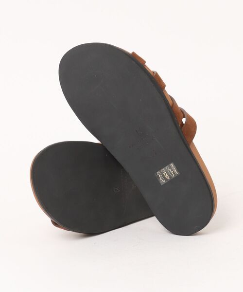 FABIO RUSCONI（ファビオルスコーニ）の「ファビオルスコーニ/2627 CAMOSCIO LEGNO フットベッドサンダル（サンダル・レディース・ブラウン・38/39/36/37/35）」の3枚目の写真