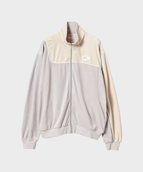 F-LAGSTUF-F(フラグスタフ)の「TRACK JACKET(ジャージ・メンズ・ブラック/ベージュ・LARGE/X-LARGE/MEDIUM)」の2枚目の写真