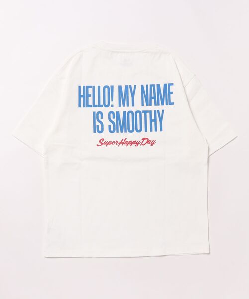 Smoothy（スムージー）の「Smoothy HELLO MY NAME IS Tee / スムージー ハローマイネームイズ Tシャツ（Tシャツ/カットソー・キッズ・ホワイト/ネイビー・LARGE/MEDIUM/SMALL/X-LARGE）」の3枚目の写真