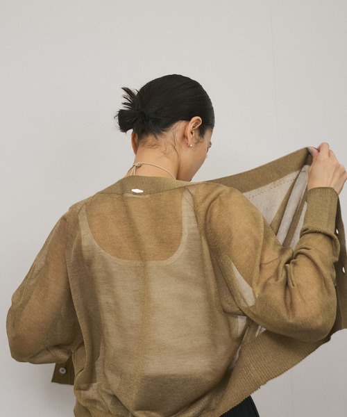 ブライトラメシアーカーディガン［一部WEB限定カラー］（カーディガン  