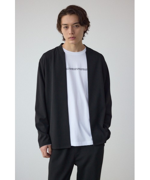 AZUL by moussy（アズールバイマウジー）の「ジョーゼットトッパー（ノーカラージャケット・メンズ・ブラック/グレー・MEDIUM/LARGE）」の13枚目の写真