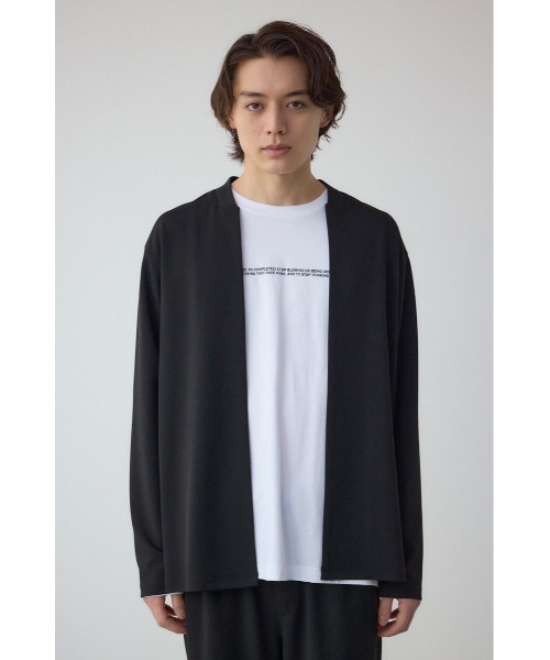 AZUL by moussy（アズールバイマウジー）の「ジョーゼットトッパー（ノーカラージャケット・メンズ・ブラック/グレー・MEDIUM/LARGE）」の15枚目の写真