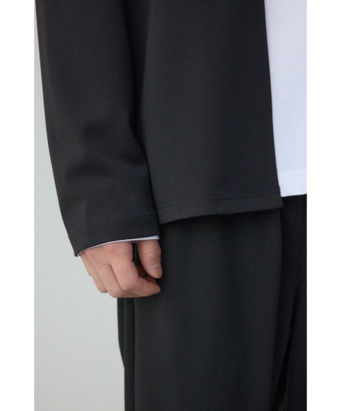 AZUL by moussy（アズールバイマウジー）の「ジョーゼットトッパー（ノーカラージャケット・メンズ・ブラック/グレー・MEDIUM/LARGE）」の10枚目の写真