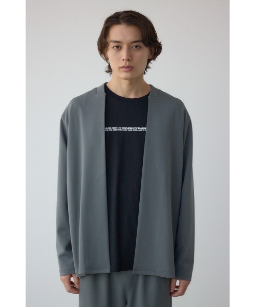 AZUL by moussy（アズールバイマウジー）の「ジョーゼットトッパー（ノーカラージャケット・メンズ・ブラック/グレー・MEDIUM/LARGE）」の18枚目の写真