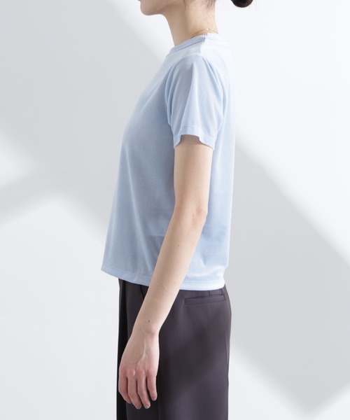 tシャツ ベロアコンパクトTシャツ レディース CITEN tシャツ 「CITEN」ベロア コンパクト Tシャツ レディース