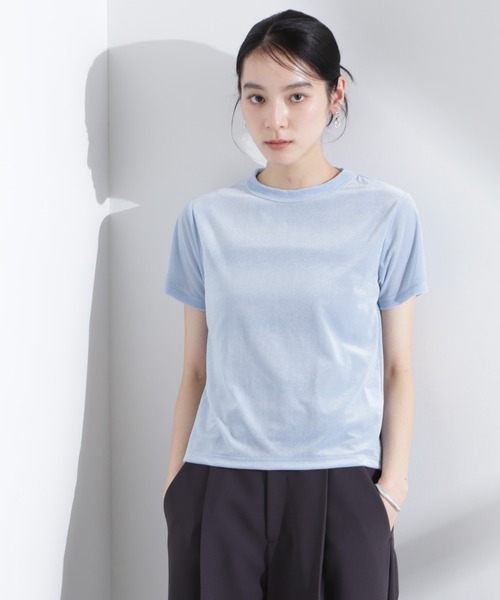ベロアコンパクトTシャツ シアーベロアコンパクトT（カットソー/Tシャツ）｜MIESROHE