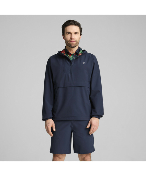 PUMA(プーマ)の「PUMA プーマ メンズ ゴルフ PUMA x PTC アノラック(ブルゾン・メンズ・ネイビー・SMALL/MEDIUM/X-SMALL/X-LARGE/LARGE)」の2枚目の写真