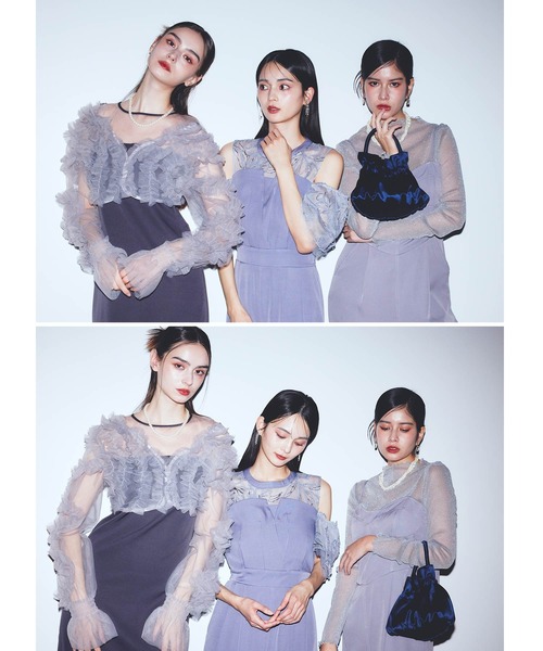 darial(ダリアル)の「【darial】3way pearl satin bag 3way パール サテンバッグ お呼ばれ 結婚式 二次会 成人式 同窓会 セレモニードレス パーティドレス オケージョンドレス(ハンドバッグ・レディース・ブラック/ゴールド/ネイビー/ホワイト・フリー)」の8枚目の写真