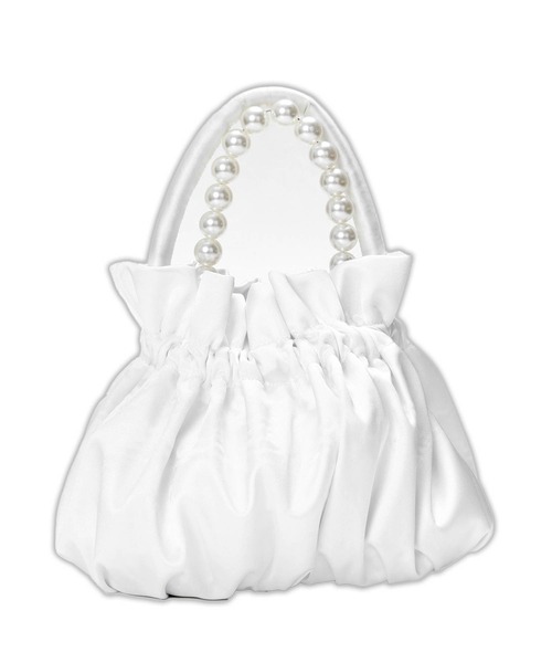 darial(ダリアル)の「【darial】3way pearl satin bag 3way パール サテンバッグ お呼ばれ 結婚式 二次会 成人式 同窓会 セレモニードレス パーティドレス オケージョンドレス(ハンドバッグ・レディース・ブラック/ゴールド/ネイビー/ホワイト・フリー)」の11枚目の写真