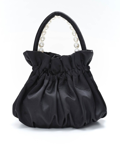 darial(ダリアル)の「【darial】3way pearl satin bag 3way パール サテンバッグ お呼ばれ 結婚式 二次会 成人式 同窓会 セレモニードレス パーティドレス オケージョンドレス(ハンドバッグ・レディース・ブラック/ゴールド/ネイビー/ホワイト・フリー)」の15枚目の写真