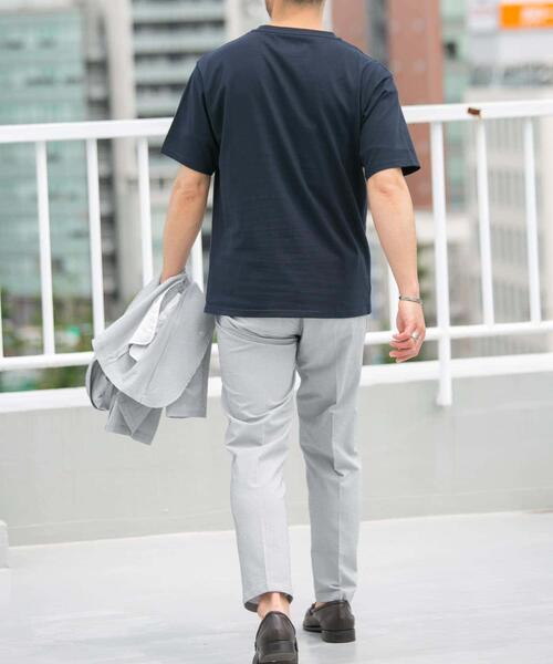 URBAN RESEARCH ROSSO MEN(アーバンリサーチロッソメン)の「『XLサイズあり』『UR TECH』汗ジミ防止クルーネックTシャツ(Tシャツ/カットソー・メンズ・ブラック/ネイビー/ホワイト/グレー・SMALL/MEDIUM/LARGE/X-LARGE)」の16枚目の写真