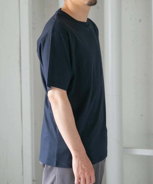 URBAN RESEARCH ROSSO MEN(アーバンリサーチロッソメン)の「『XLサイズあり』『UR TECH』汗ジミ防止クルーネックTシャツ(Tシャツ/カットソー・メンズ・ブラック/ネイビー/ホワイト/グレー・SMALL/MEDIUM/LARGE/X-LARGE)」の21枚目の写真