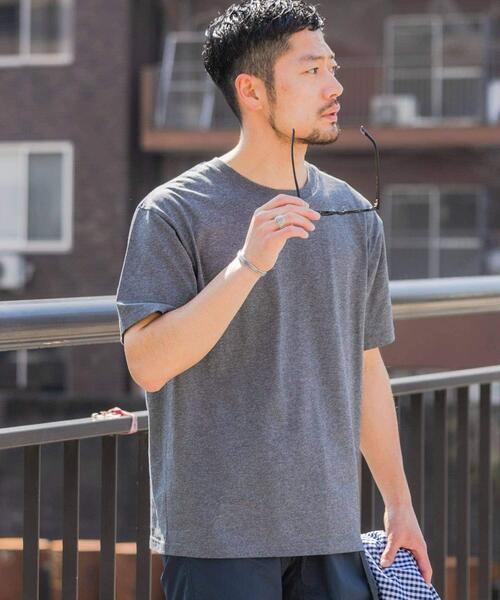 URBAN RESEARCH ROSSO MEN（アーバンリサーチロッソメン）の「『XLサイズあり』『UR TECH』汗ジミ防止クルーネックTシャツ（Tシャツ/カットソー・メンズ・ブラック/ネイビー/ホワイト/グレー・SMALL/MEDIUM/LARGE/X-LARGE）」の19枚目の写真