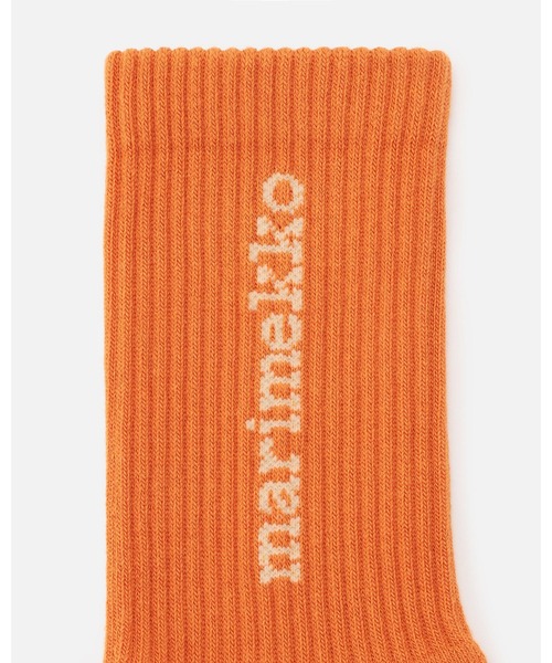 marimekko（マリメッコ）の「【kioski】Puikea Unikko Logo / Socks（ソックス/靴下・レディース・オレンジ/ライトピンク・34/37/40）」の4枚目の写真