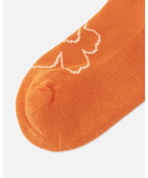 marimekko（マリメッコ）の「【kioski】Puikea Unikko Logo / Socks（ソックス/靴下・レディース・オレンジ/ライトピンク・34/37/40）」の5枚目の写真