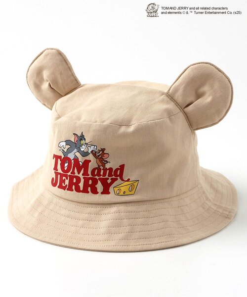 Tom&Jerry(トムアンドジェリー)の「トムとジェリー 耳付きバケットハット(ハット・キッズ・ベージュ/インディゴブルー・48/50/52/54)」の11枚目の写真