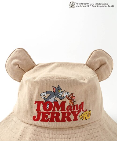 Tom&Jerry(トムアンドジェリー)の「トムとジェリー 耳付きバケットハット(ハット・キッズ・ベージュ/インディゴブルー・48/50/52/54)」の8枚目の写真