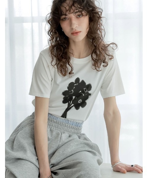 tシャツ 2025春夏新作 ラメカットソー レディース セール】2025年春夏【接触冷感・UVカット】オーガニックコットン