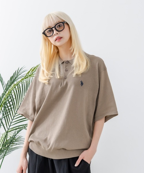 U.S. POLO ASSN.(ユーエスポロアッスン)の「【U.S. POLO ASSN./ユーエスポロアッスン】ニットポロシャツ(ポロシャツ・メンズ・ブラック/ネイビー/ホワイト/ベージュ・L/M)」の20枚目の写真
