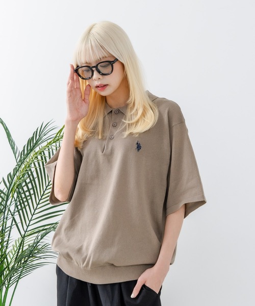 U.S. POLO ASSN.(ユーエスポロアッスン)の「【U.S. POLO ASSN./ユーエスポロアッスン】ニットポロシャツ(ポロシャツ・メンズ・ブラック/ネイビー/ホワイト/ベージュ・L/M)」の21枚目の写真