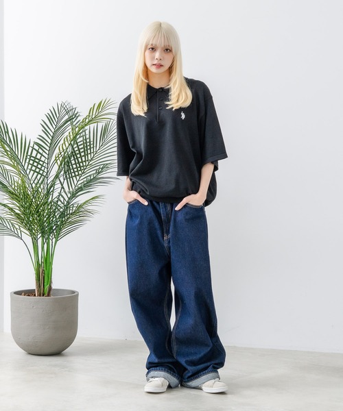 U.S. POLO ASSN.(ユーエスポロアッスン)の「【U.S. POLO ASSN./ユーエスポロアッスン】ニットポロシャツ(ポロシャツ・メンズ・ブラック/ネイビー/ホワイト/ベージュ・L/M)」の10枚目の写真