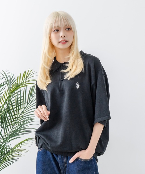 U.S. POLO ASSN.(ユーエスポロアッスン)の「【U.S. POLO ASSN./ユーエスポロアッスン】ニットポロシャツ(ポロシャツ・メンズ・ブラック/ネイビー/ホワイト/ベージュ・L/M)」の13枚目の写真