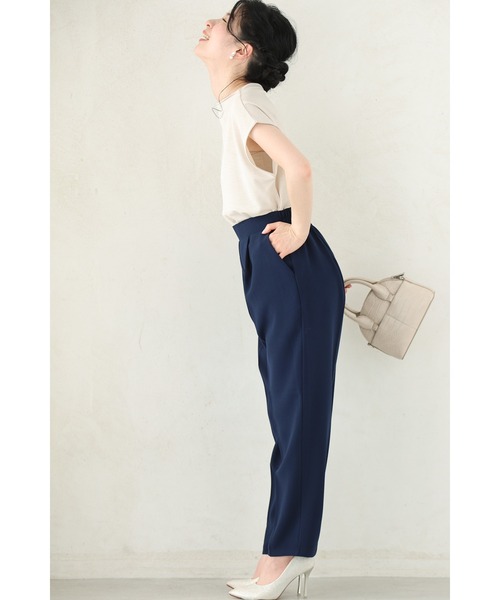 cawaii(カワイイ)の「美脚研究をした プレミアム パンツ(スラックス・レディース・アイボリー/ネイビー・M-Short/M-Long/L-Long/L-Short)」の8枚目の写真