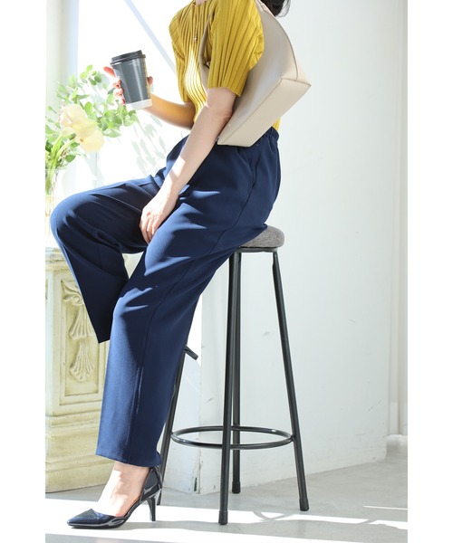 cawaii(カワイイ)の「美脚研究をした プレミアム パンツ(スラックス・レディース・アイボリー/ネイビー・M-Short/M-Long/L-Long/L-Short)」の7枚目の写真