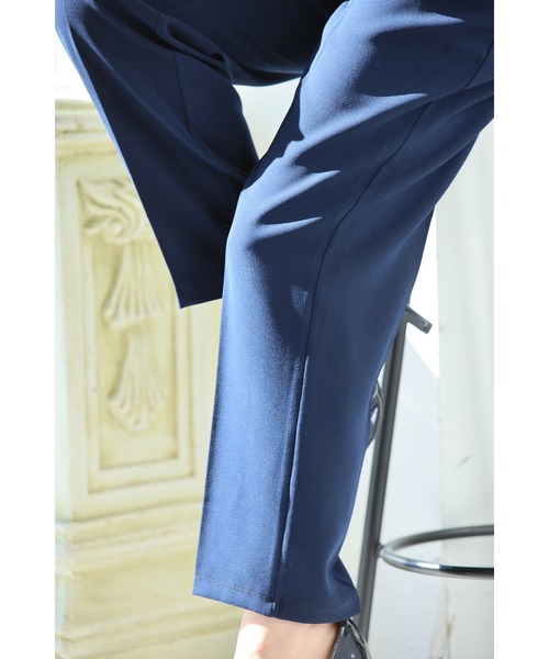 cawaii(カワイイ)の「美脚研究をした プレミアム パンツ(スラックス・レディース・アイボリー/ネイビー・M-Short/M-Long/L-Long/L-Short)」の6枚目の写真