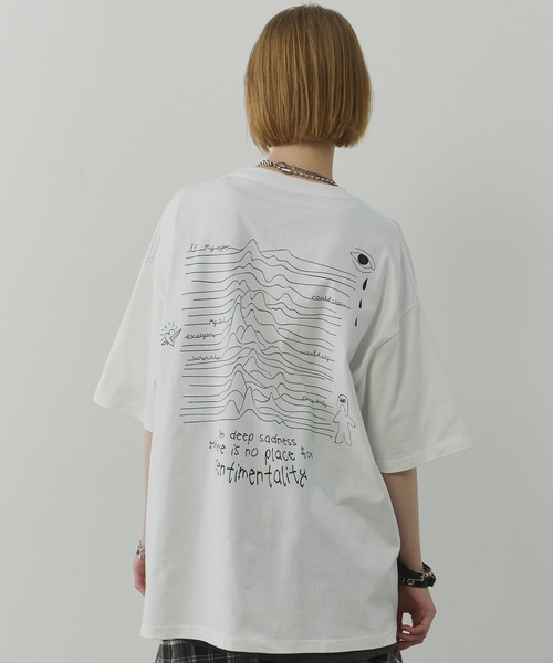 AIVER(アイバー)の「AIVER ハンドノイズS/S TEE(Tシャツ/カットソー・メンズ・ホワイト/ライトグレー/ブラック/チャコールグレー・SMALL/MEDIUM/LARGE)」の2枚目の写真